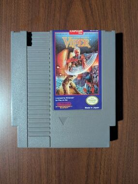 Code Name Viper NES Game Cartridge - Gray